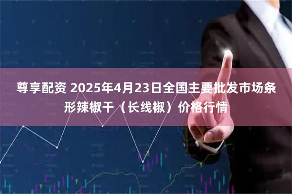 尊享配资 2025年4月23日全国主要批发市场条形辣椒干（长线椒）价格行情