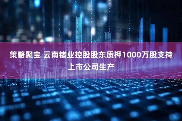 策略聚宝 云南锗业控股股东质押1000万股支持上市公司生产