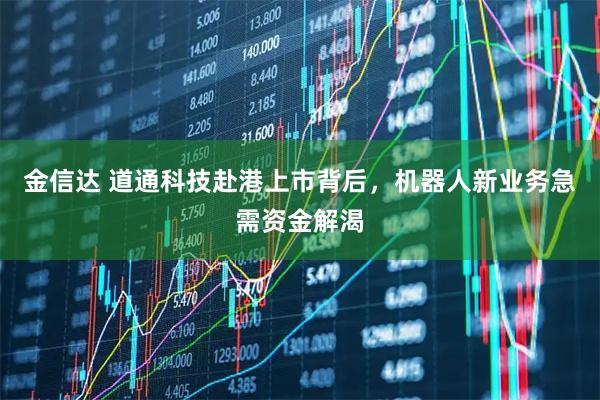 金信达 道通科技赴港上市背后，机器人新业务急需资金解渴